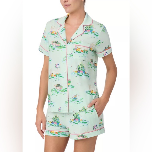 Kate Spade Women’s 2 Piece Pajama Set Spring Bunny size Large - Picture 9 of 9